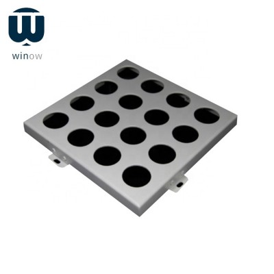 factory price round hole perforated aluminium panel